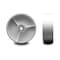 Service Caster SCC-6" Semi Steel Cast Iron Wheel Only w/Roller Bearing -1/2" Bore-1200 lbs Cpty SCC-SSR620 - alternate 1